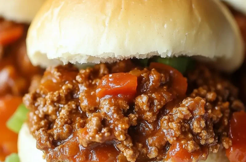 Homemade Instant Pot Sloppy Joes