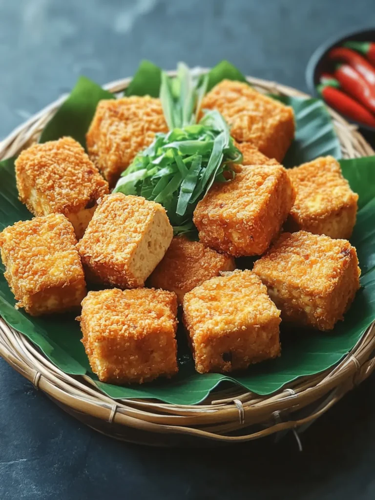 Crispy Indonesian Tahu Sumedang: A Snack You’ll Crave 3 Indonesian Tahu Sumedang (Fried Tofu)