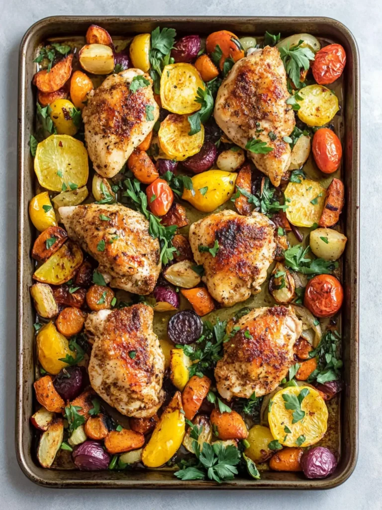 Sheet Pan Chicken and Vegetables
