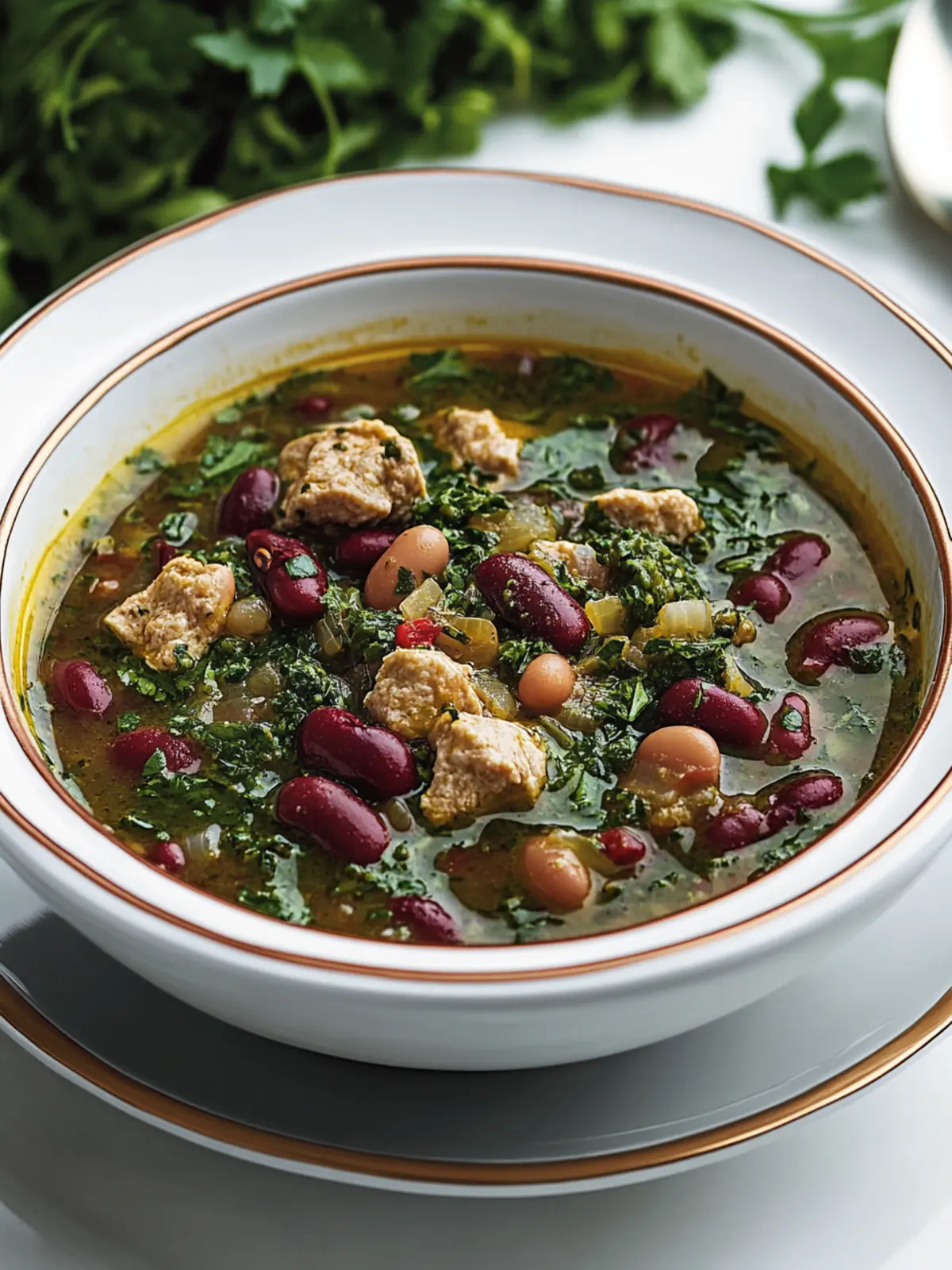 Ghormeh Sabzi (Herb and Kidney Bean Stew)