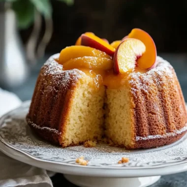 Peach Cobbler Pound Cake: A Sweet Summer Delight You'll Love 10 Peach Cobbler Pound Cake