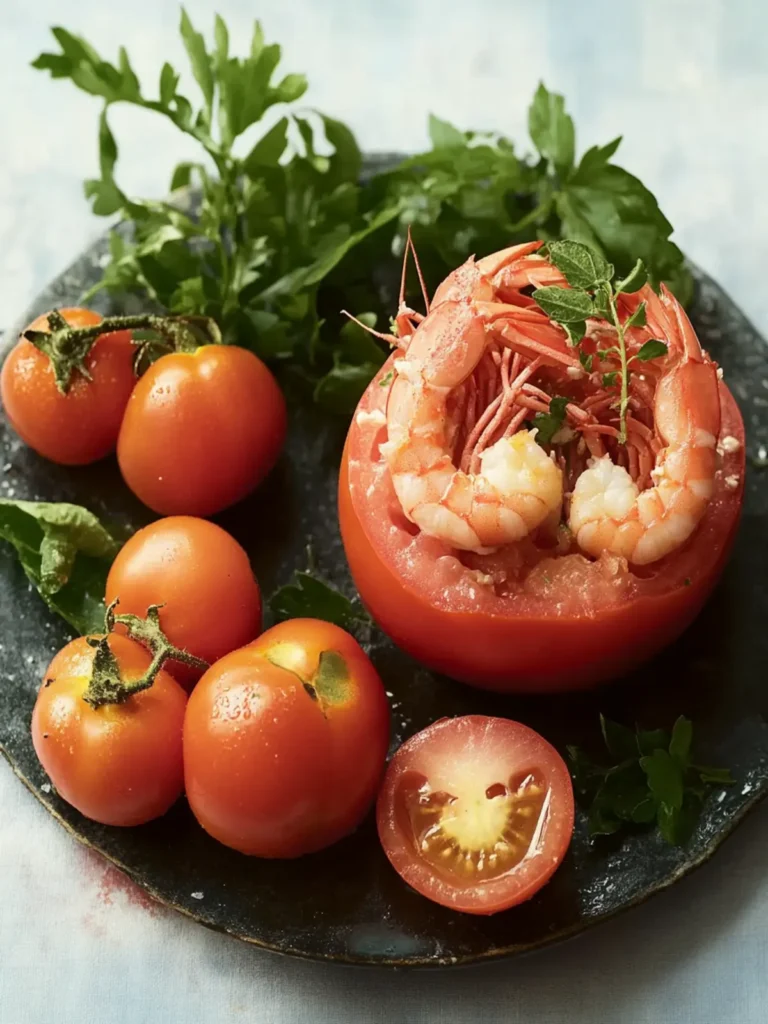 Belgian Tomates aux Crevettes (Tomatoes with Shrimp)