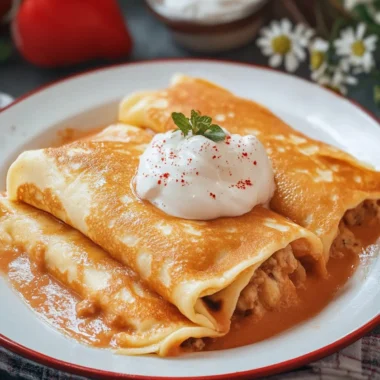 Delicious Hortobágyi Palacsinta: Stuffed Crepes to Savor 9 Hortobágyi Palacsinta (Stuffed Crepes)