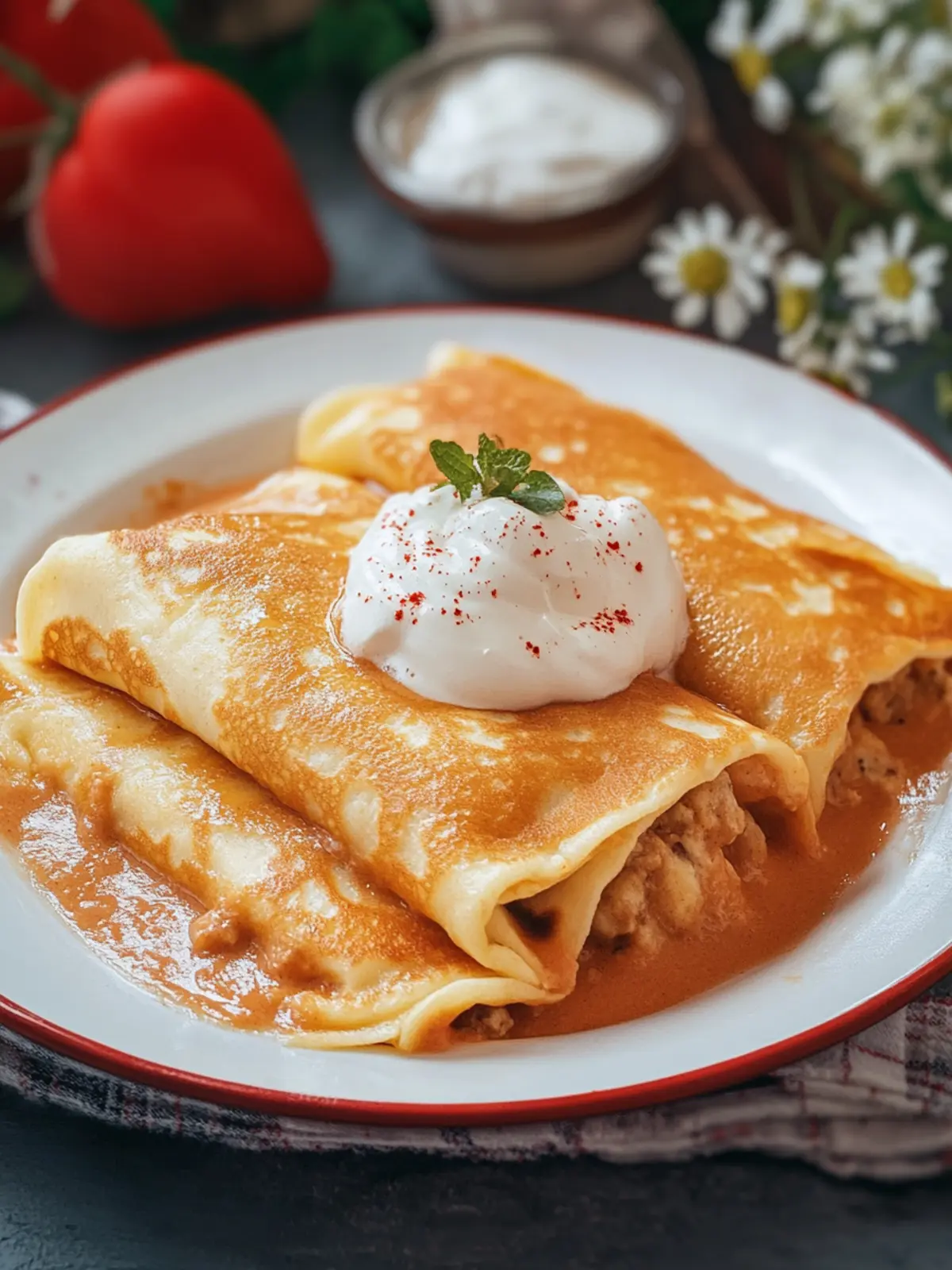 Hortobágyi Palacsinta (Stuffed Crepes)