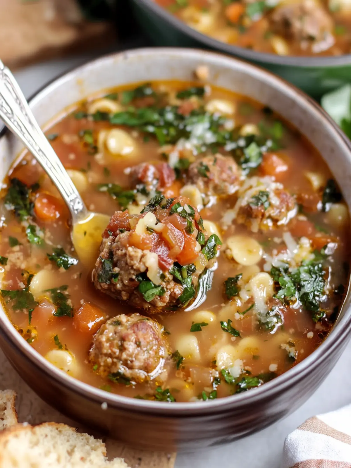 Italian Meatball Soup