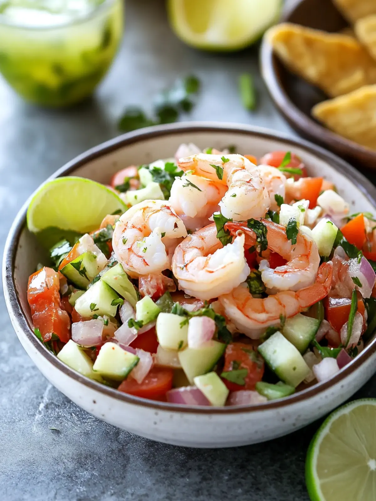 Zesty Shrimp Ceviche: The Ultimate Refreshing Appetizer 4 Shrimp Ceviche