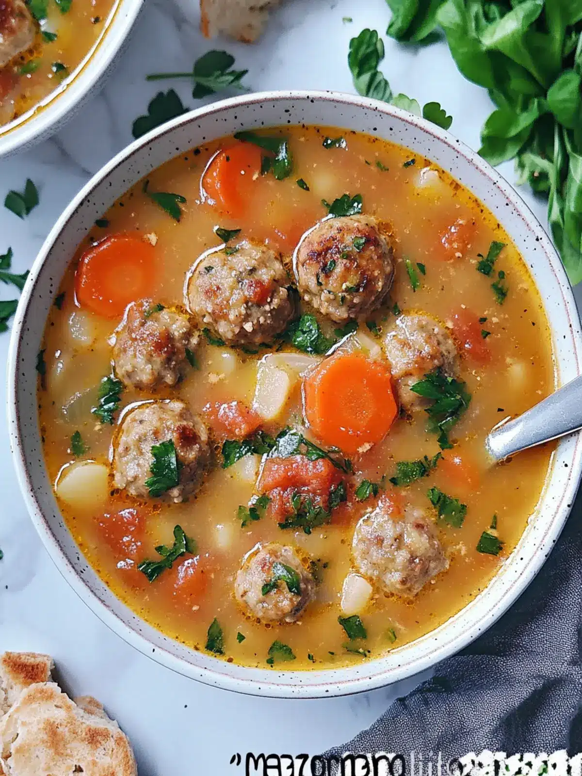 Cozy Up with Hearty Meatball Soup for Chilly Nights 4 Meatball Soup