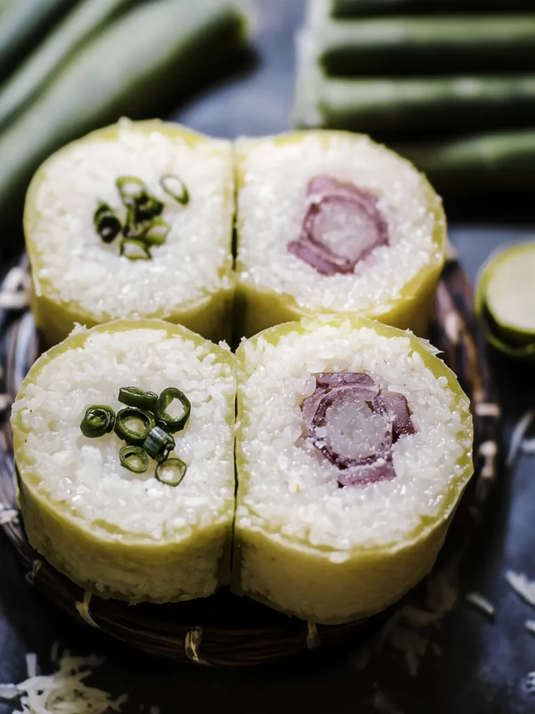 Delight in Vietnamese Bánh Tét: A Festive Sticky Rice Cake 4 Vietnamese Bánh Tét (Sticky Rice Cake)