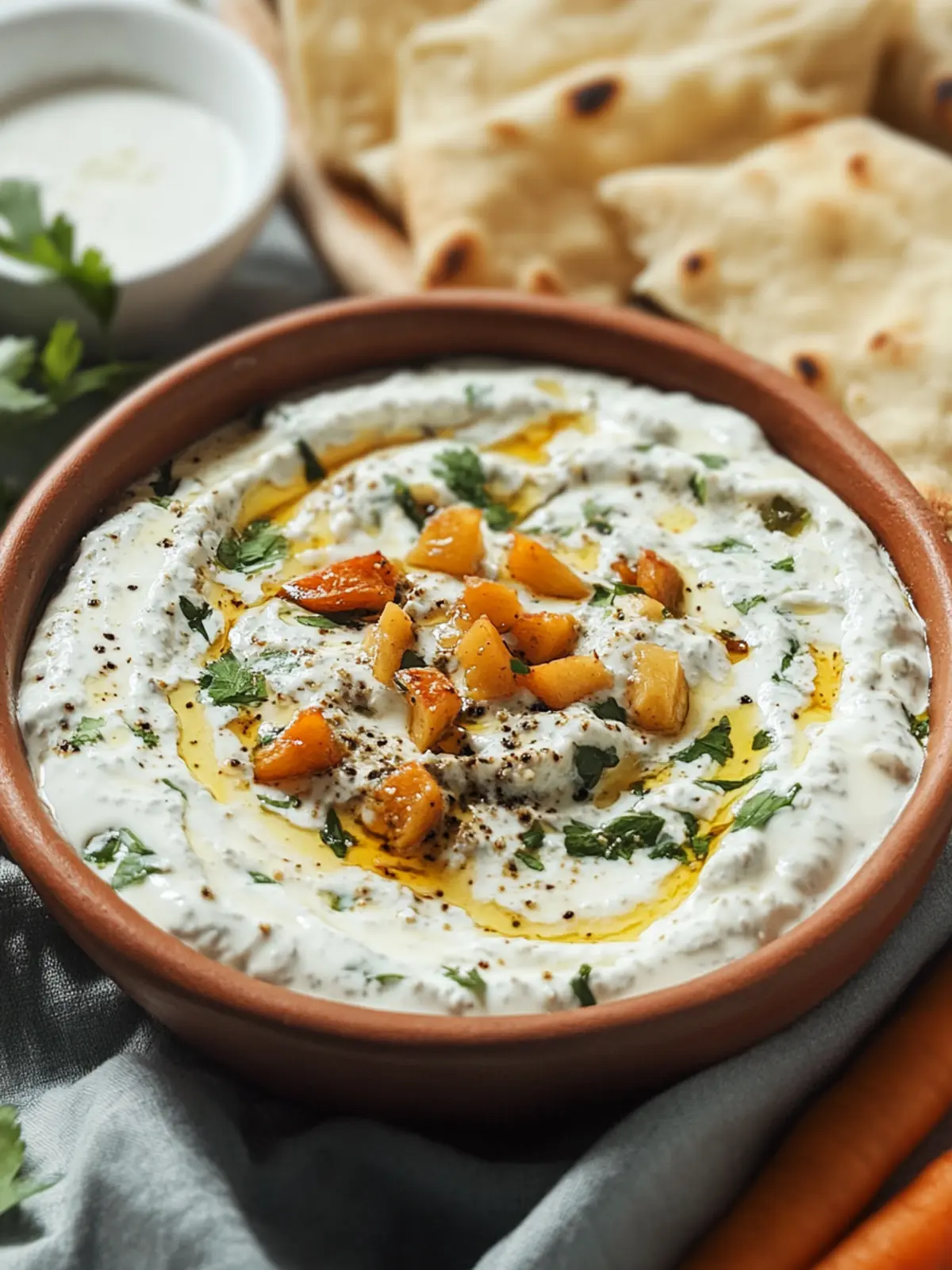 Borani Bademjan (Yogurt Eggplant Dip)