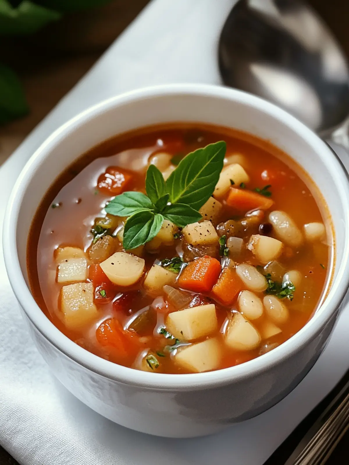 Italian Minestrone (Vegetable Soup)