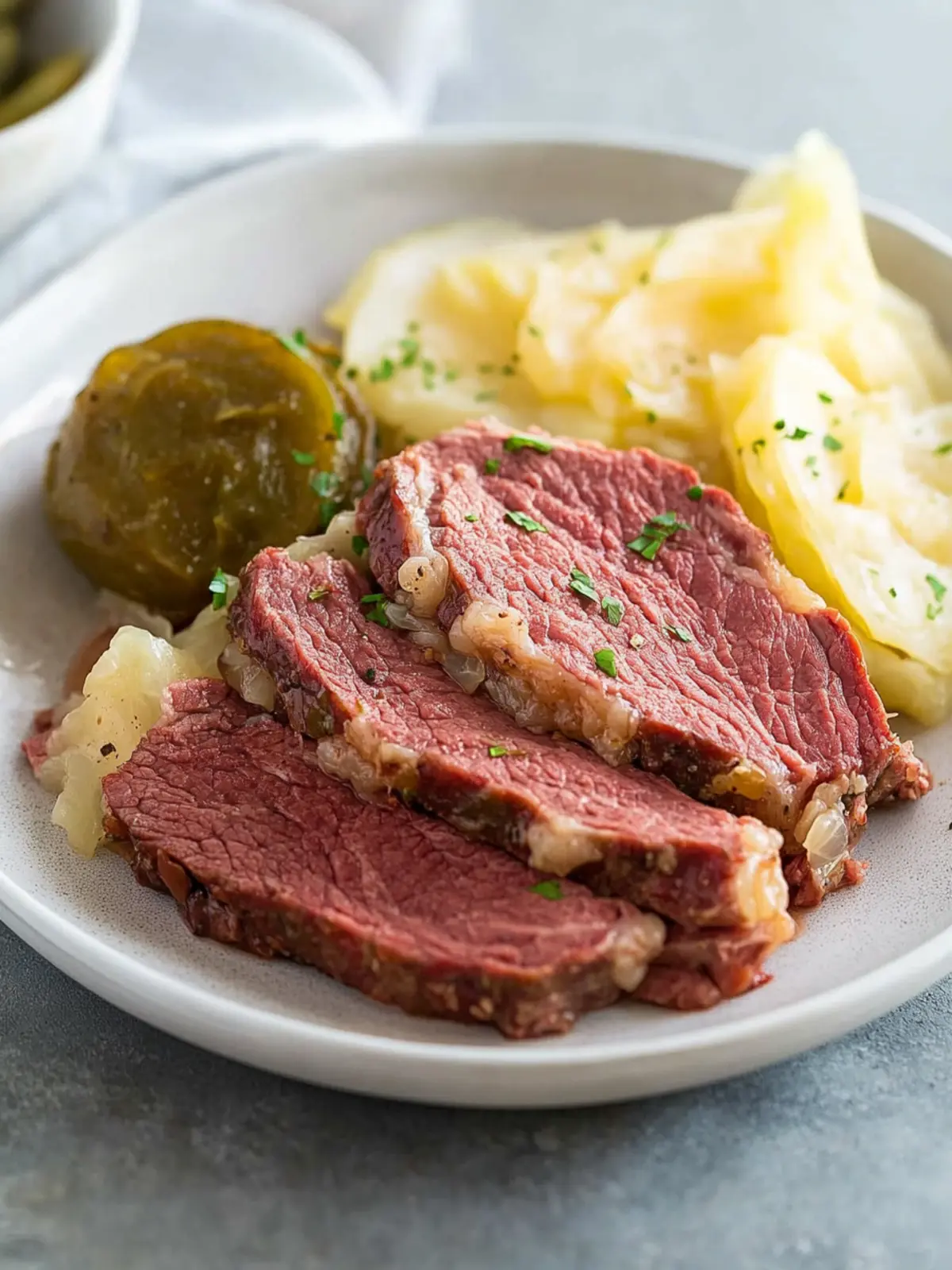 Slow Cooker Corned Beef and Cabbage