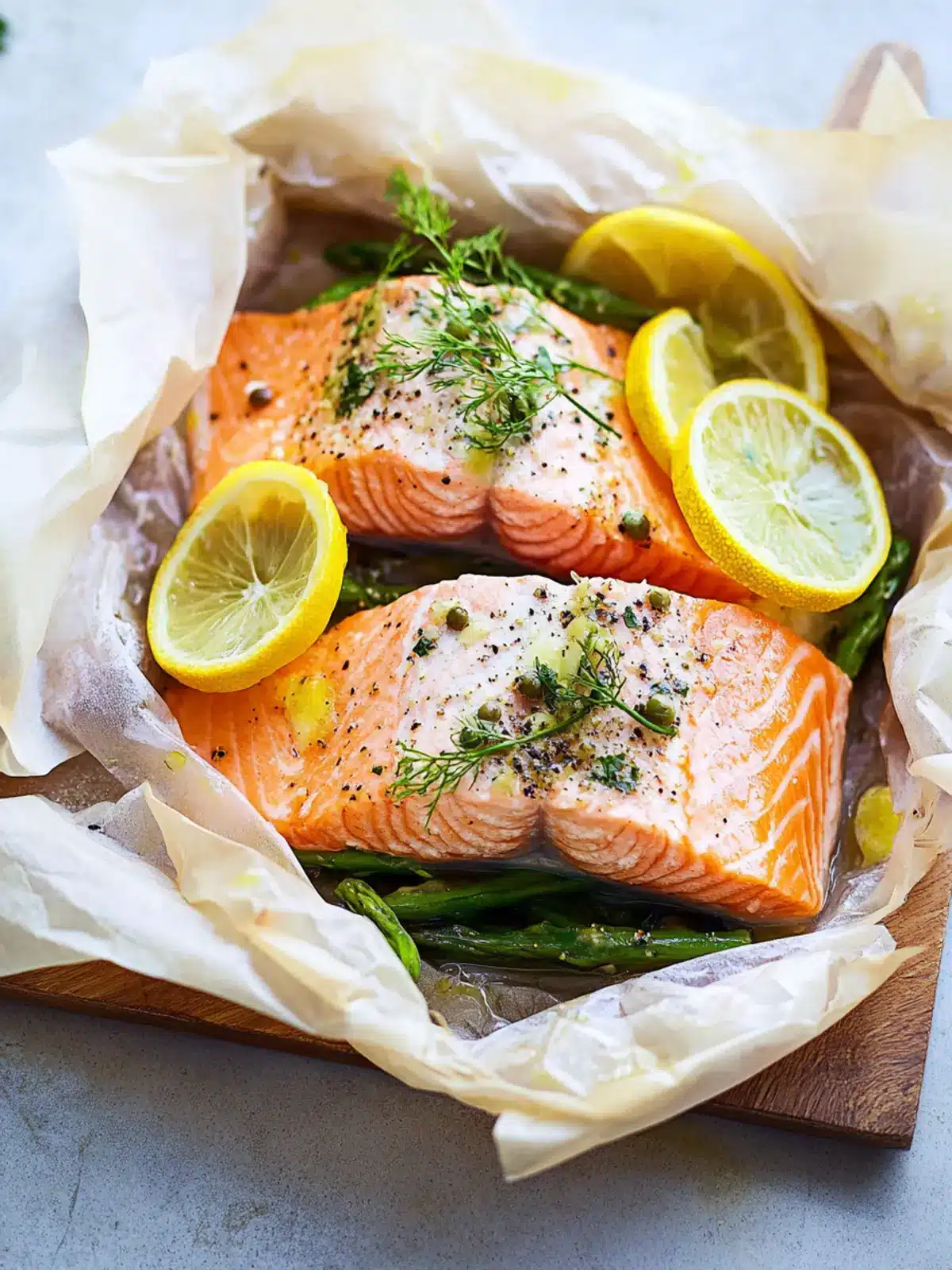Salmon En Papillote