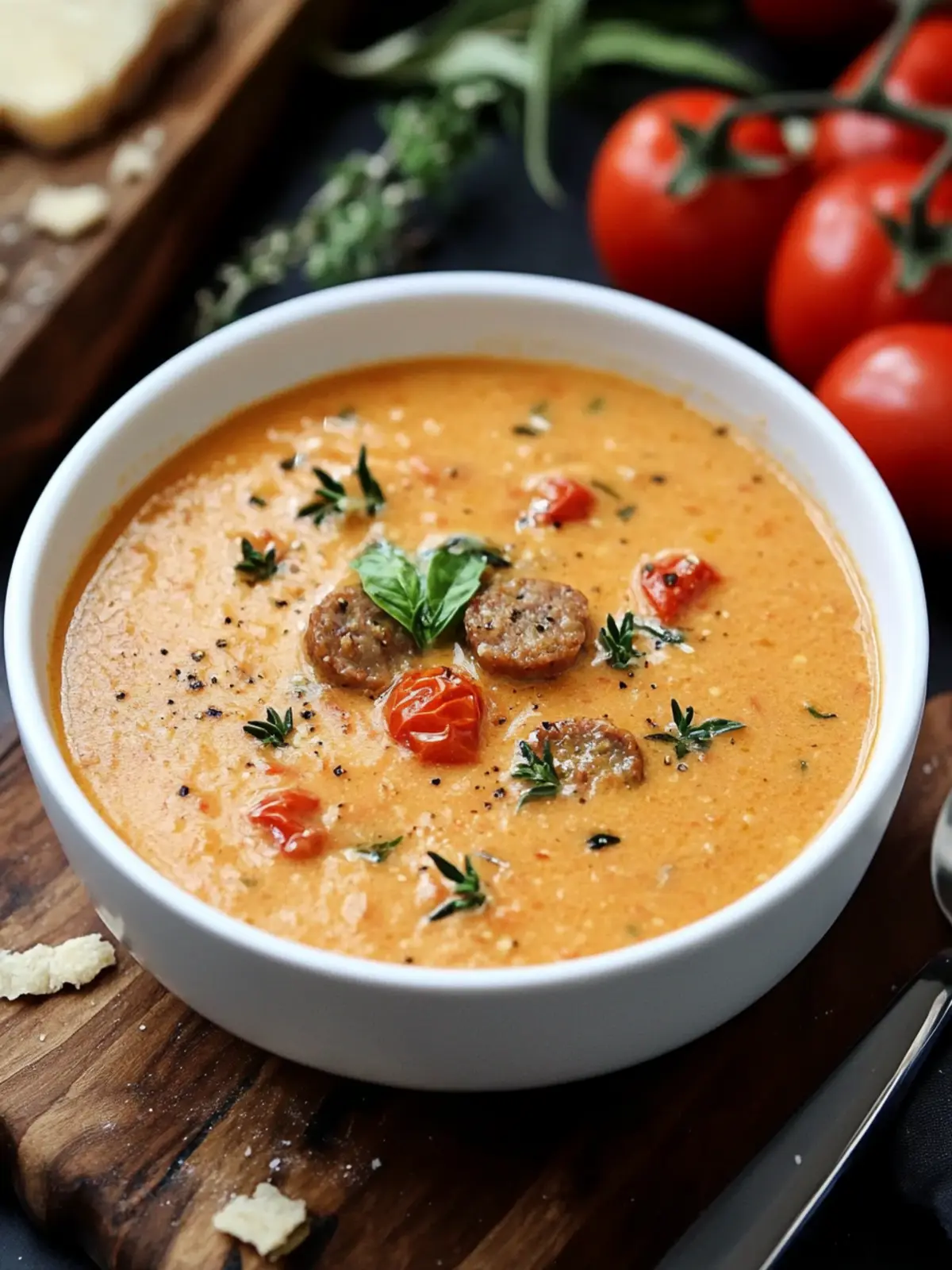 Creamy Tomato Sausage Soup: Your New Weeknight Comfort Meal 4 Creamy Tomato Sausage Soup