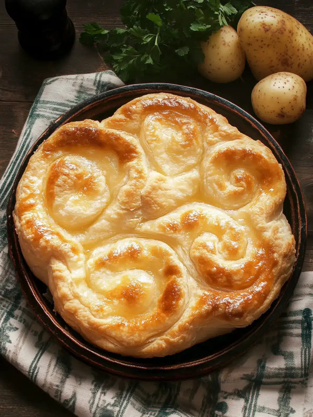 Bosnian Pita Krompiruša (Potato Pie)