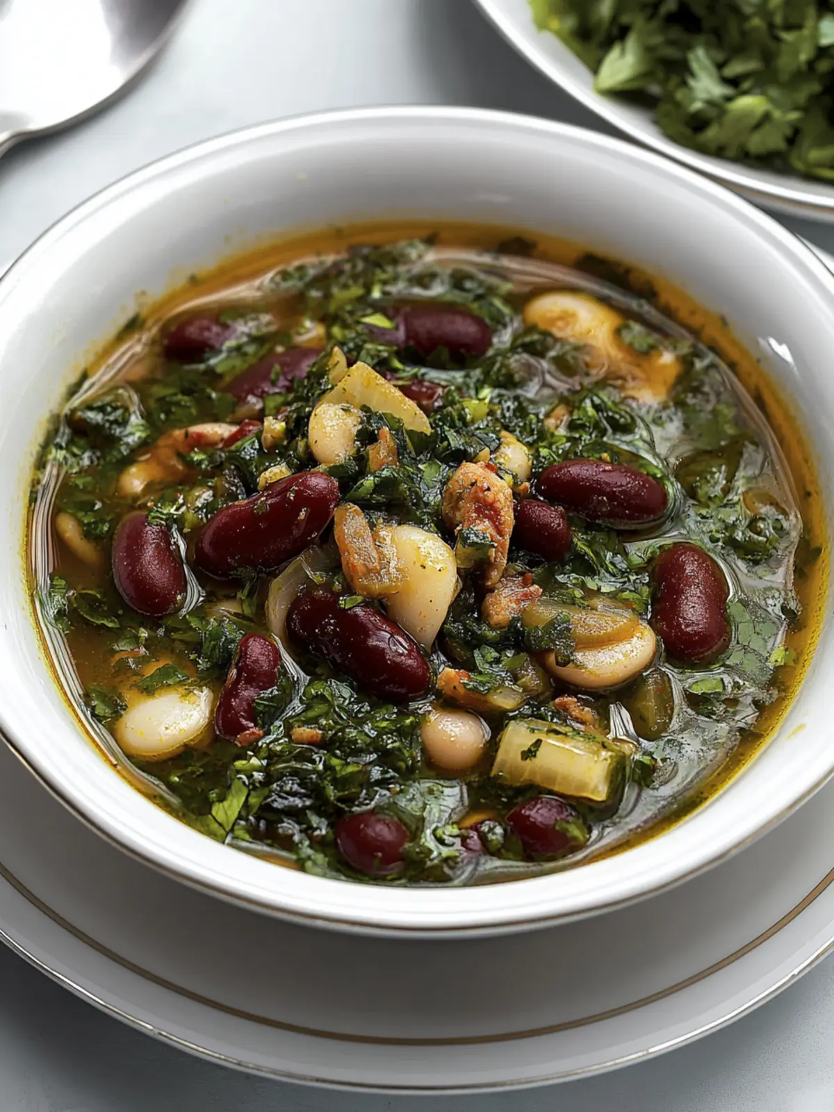 Ghormeh Sabzi (Herb and Kidney Bean Stew)