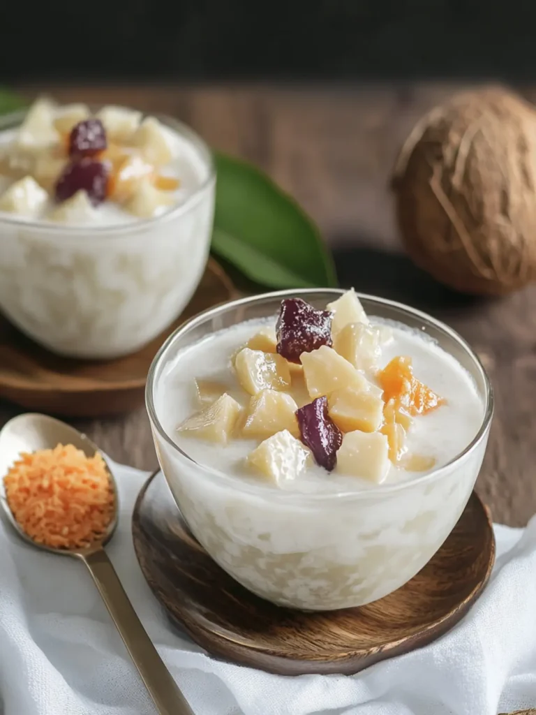 Malaysian Bubur Cha Cha (Sweet Coconut Milk Dessert)
