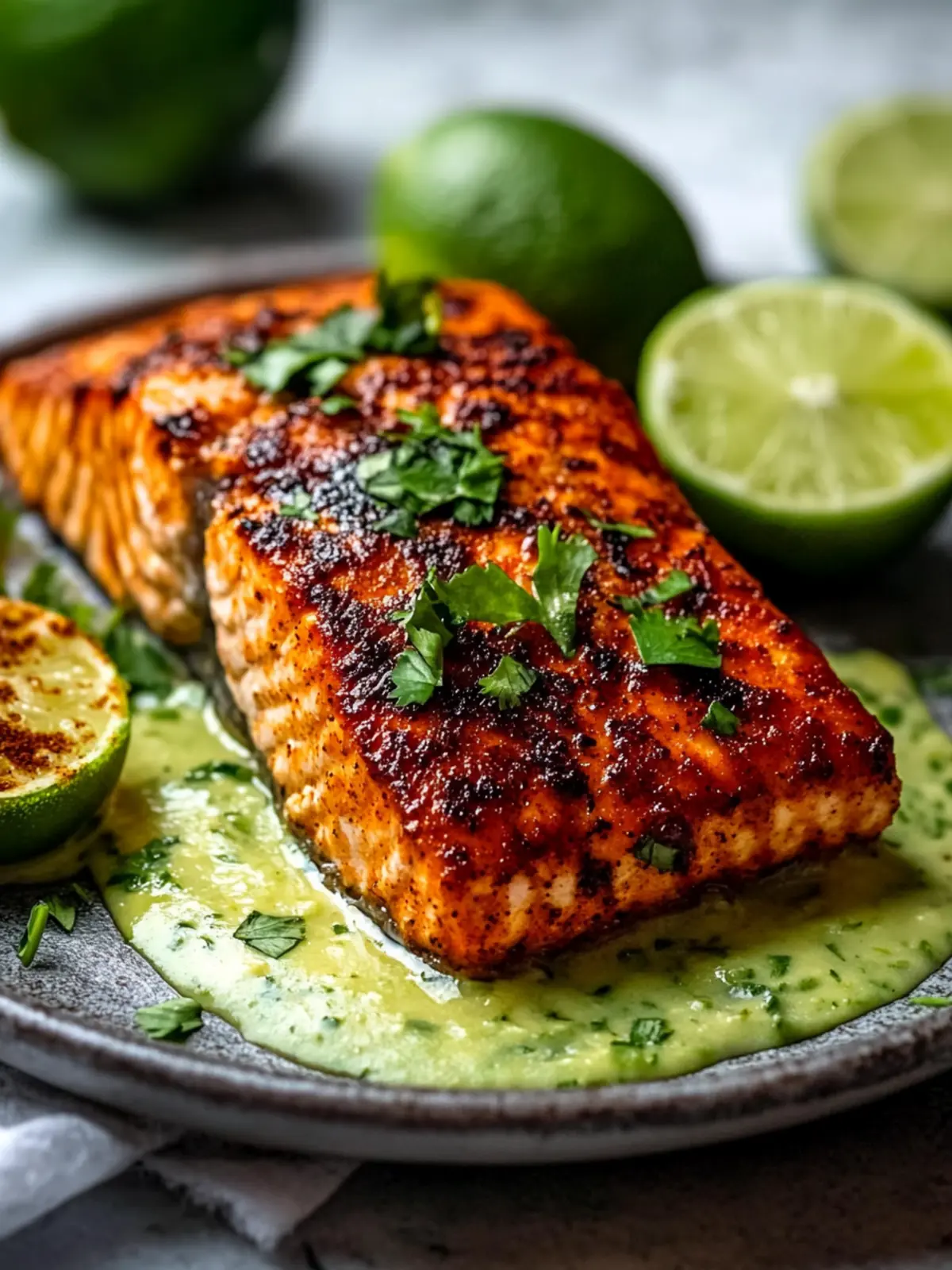 Create Flavorful Memories With Baked Cajun Salmon And Avocado Lime Sauce