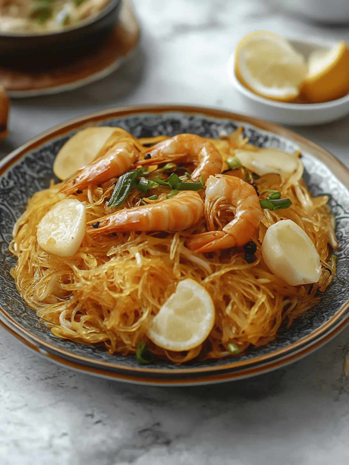 Discover Filipino Pancit Malabon: Savory Shrimp Noodles Delight 4 Filipino Pancit Malabon (Shrimp Noodles)