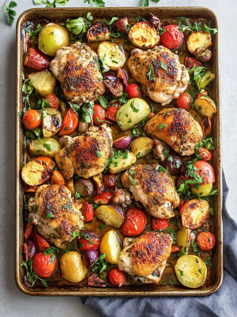 Sheet Pan Chicken and Vegetables