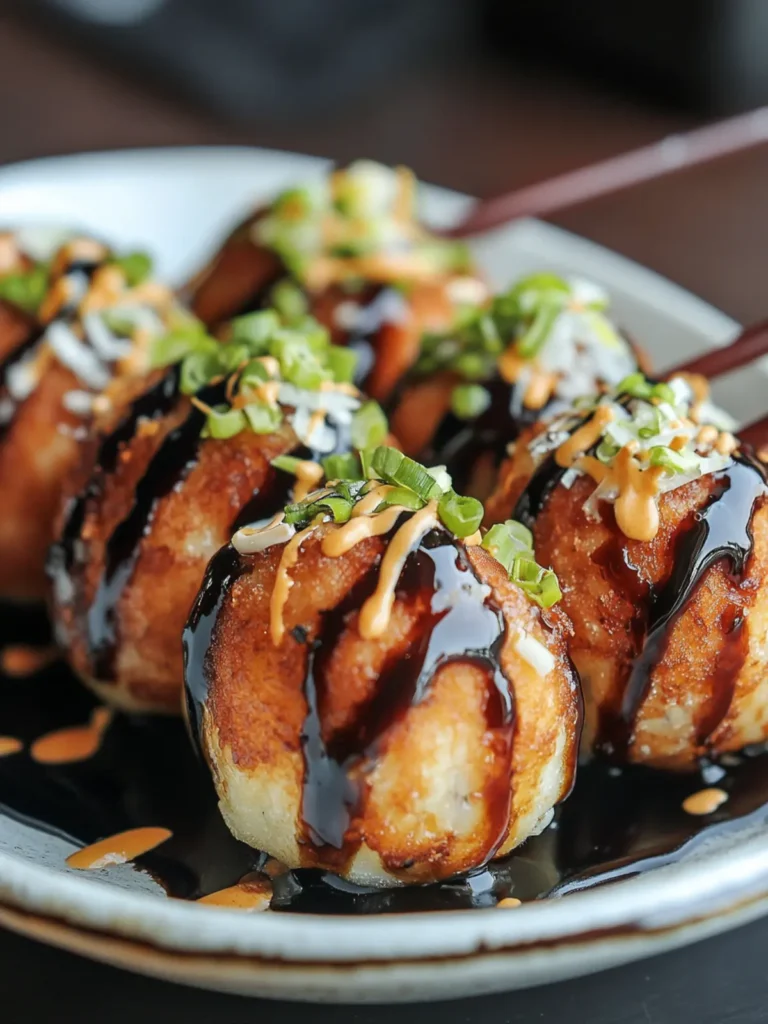 Japanese Takoyaki (Octopus Balls)