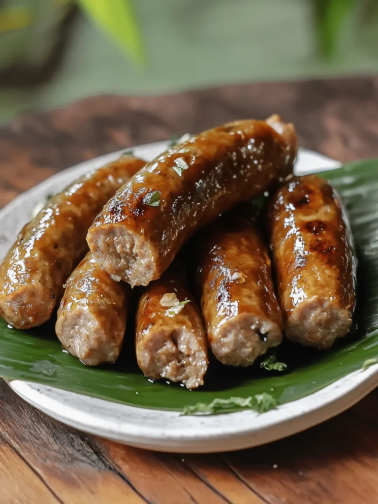 Spice Up Dinner with Authentic Thai Sai Ua Sausage Recipe 3 Thai Sai Ua (Northern Thai Sausage)
