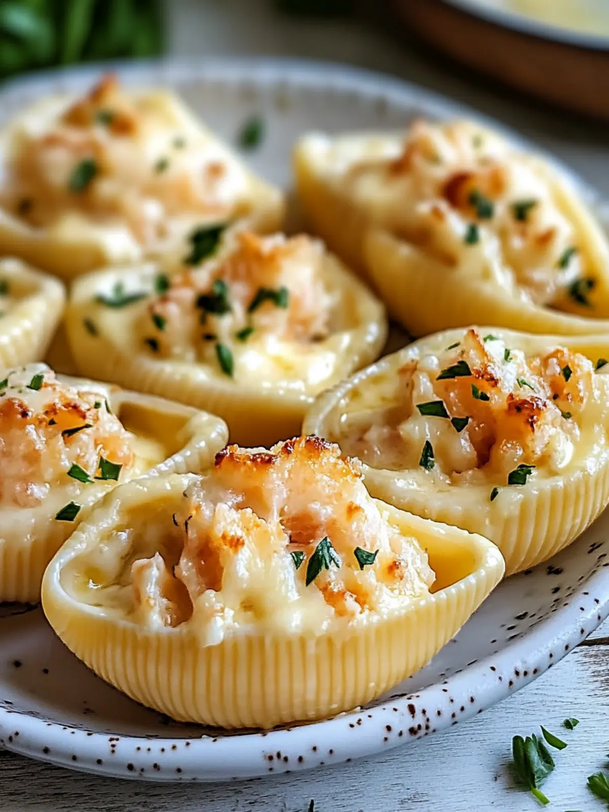 Indulge in Creamy Seafood Stuffed Shells for Island Flavor 4 Creamy Seafood Stuffed Shells