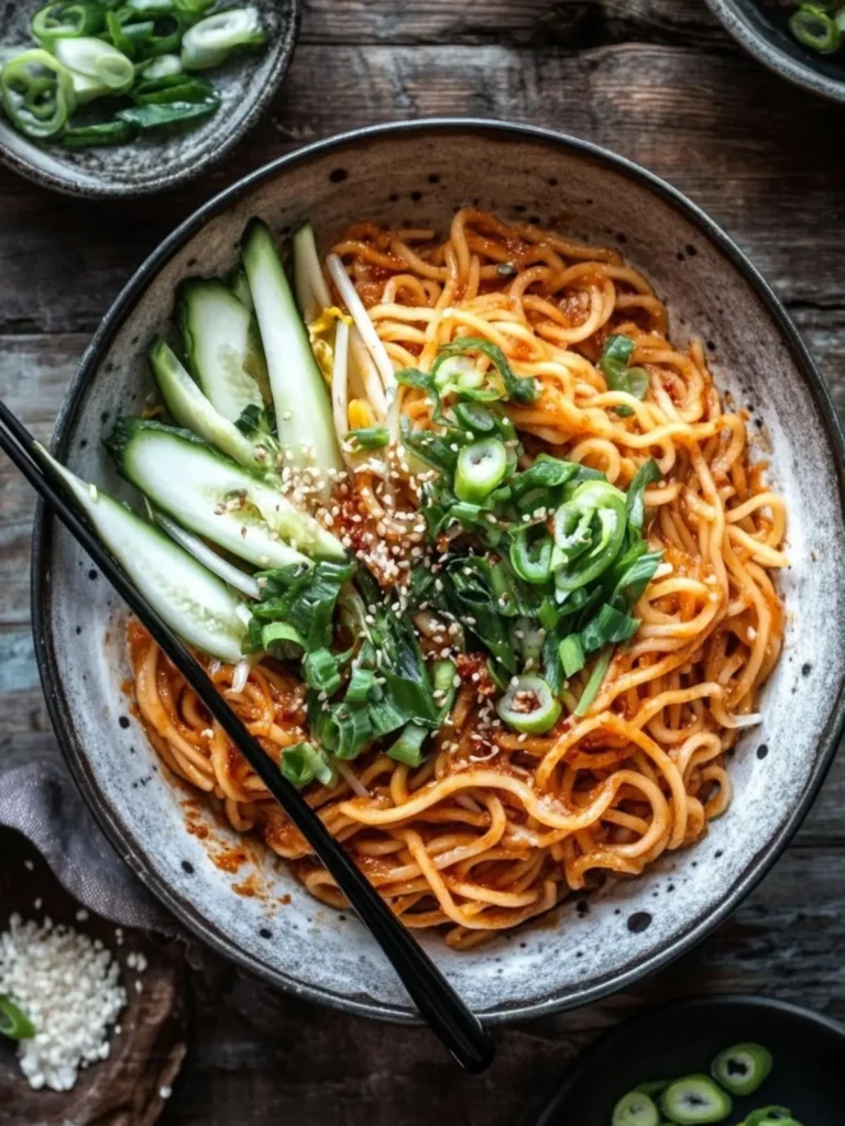 Spicy Gochujang Noodles Ready in Just 20 Minutes! 4 Gochujang Noodles