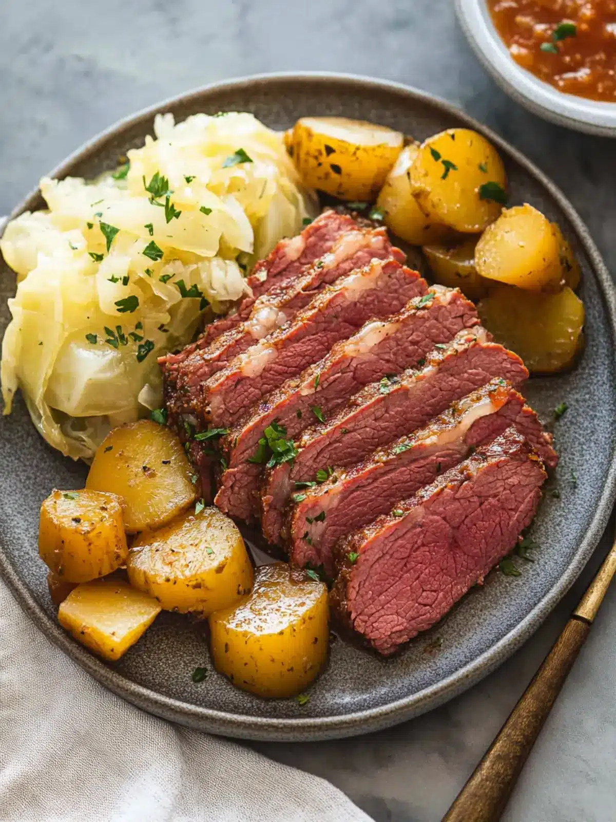 Slow Cooker Corned Beef and Cabbage