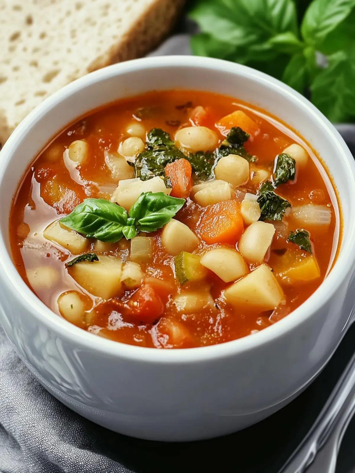 Italian Minestrone (Vegetable Soup)