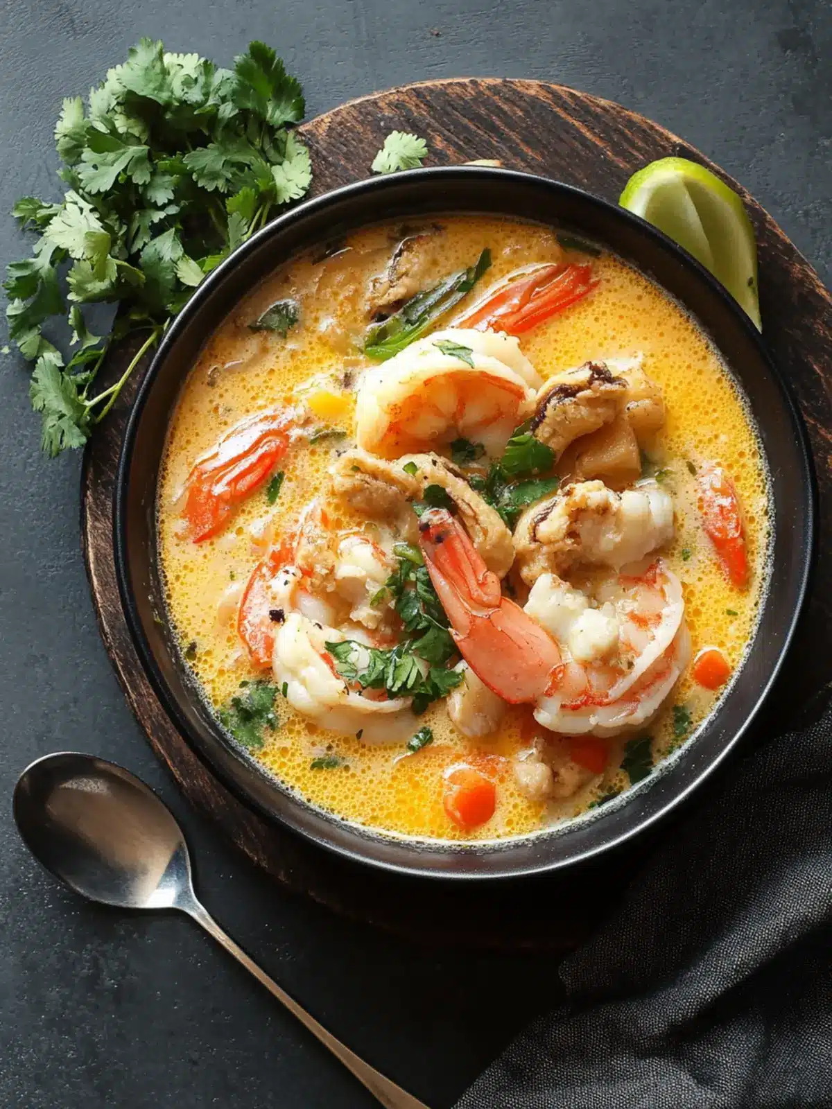 Peruvian Chupe de Camarones (Shrimp Chowder)