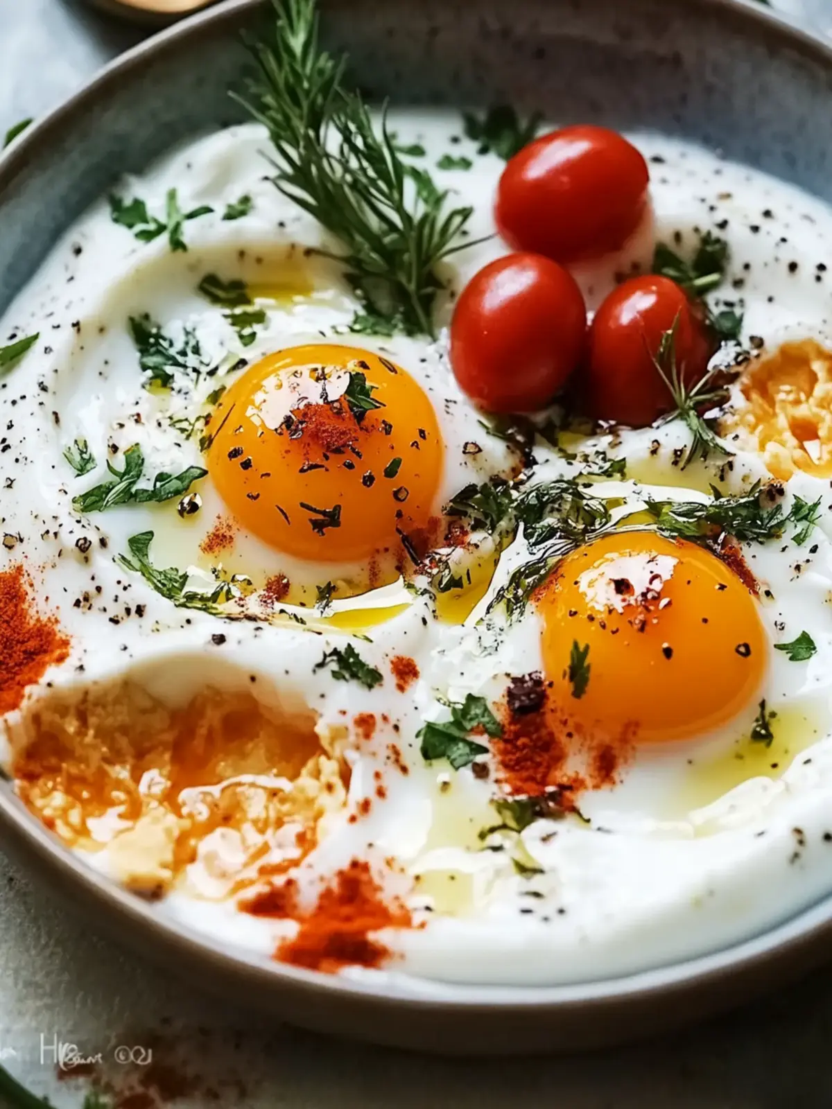 Turkish Eggs (Cilbir): A Creamy and Spiced Mediterranean Breakfast