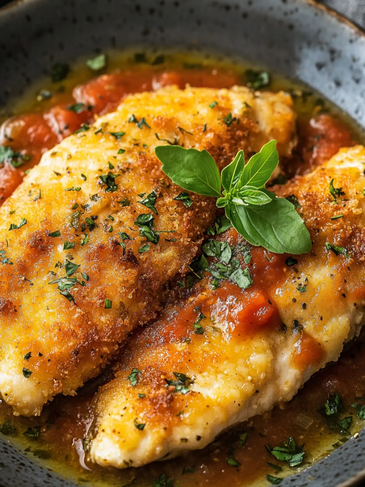Australian Chicken Parmigiana (Breaded Chicken with Tomato Sauce)