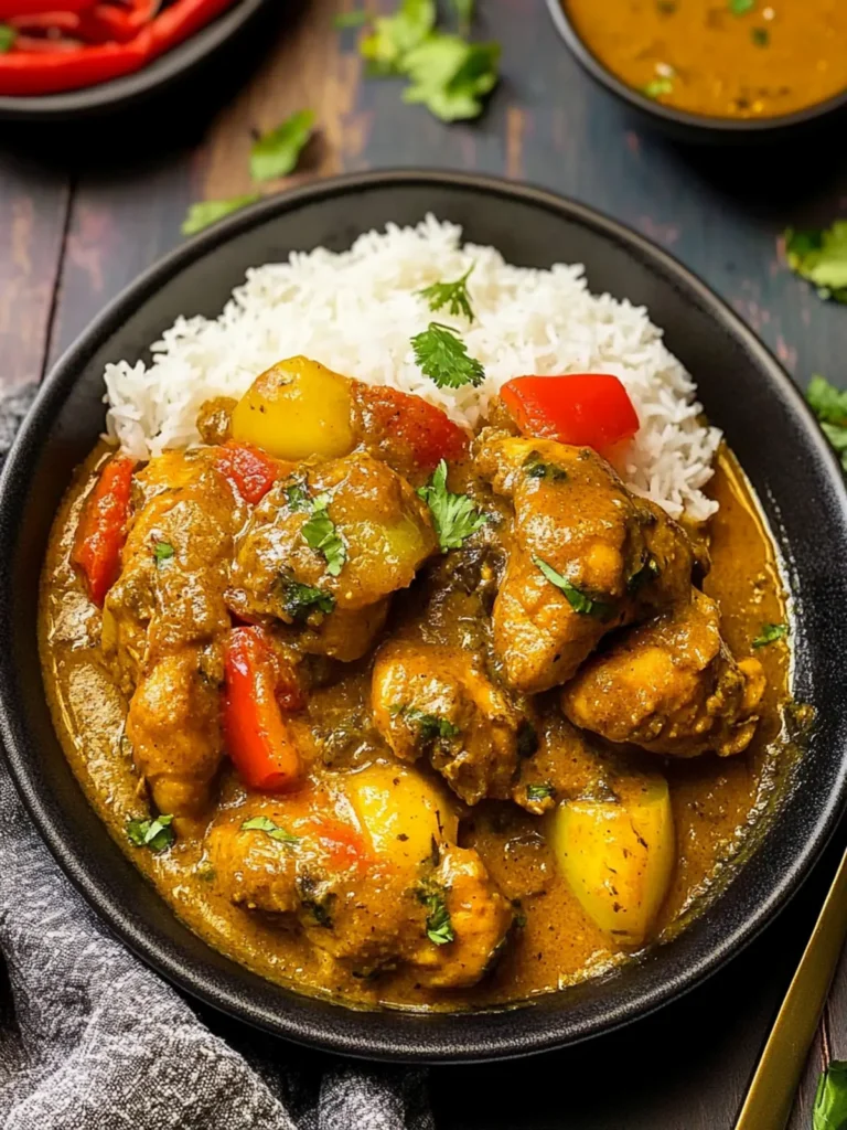 Authentic Jamaican Curry Chicken