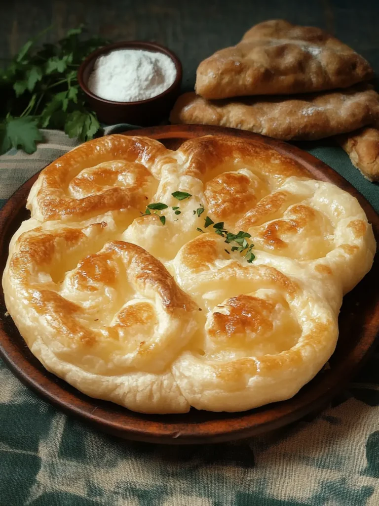 Savory Bosnian Pita Krompiruša – Comfort in Every Bite 2 Bosnian Pita Krompiruša (Potato Pie)