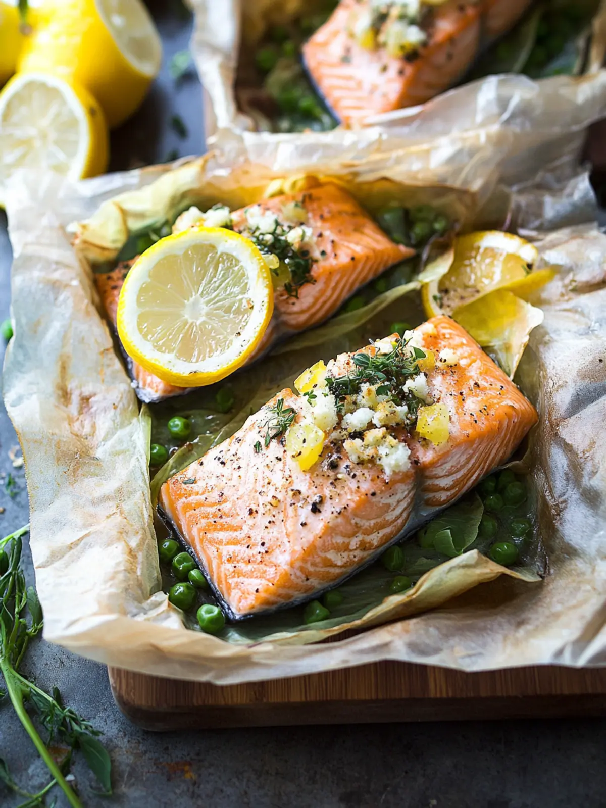 Salmon En Papillote