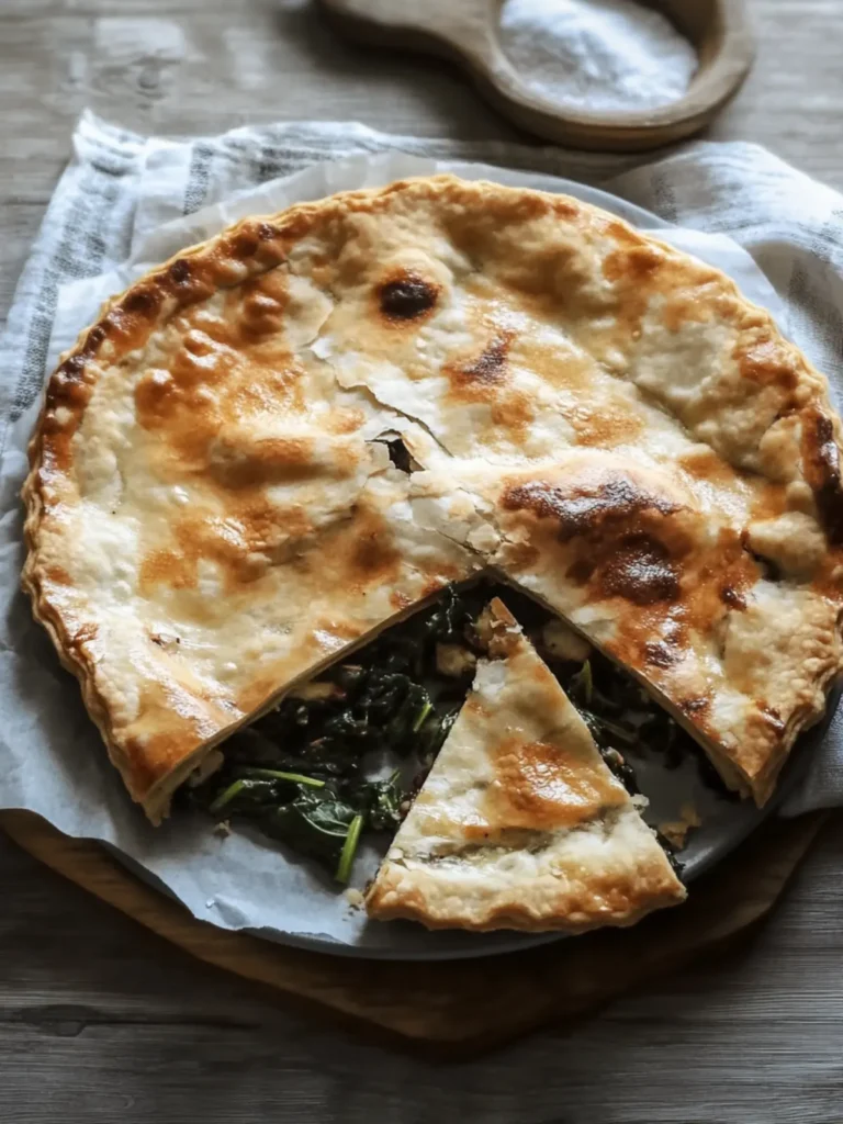 Croatian Soparnik (Swiss Chard Pie)