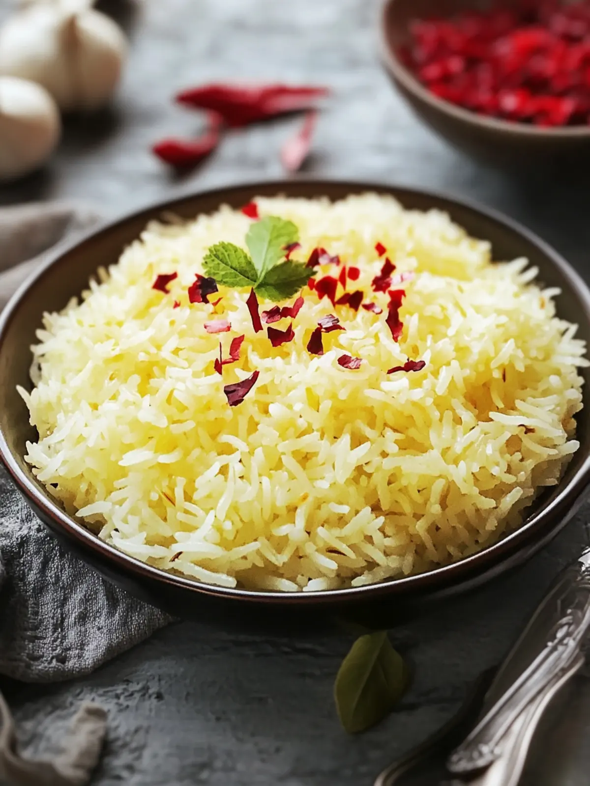 Chelo (Steamed Persian Rice)