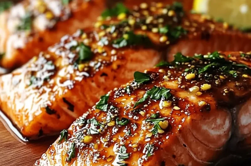 Texas Roadhouse Baked Salmon with Sweet Soy Glaze Recipe
