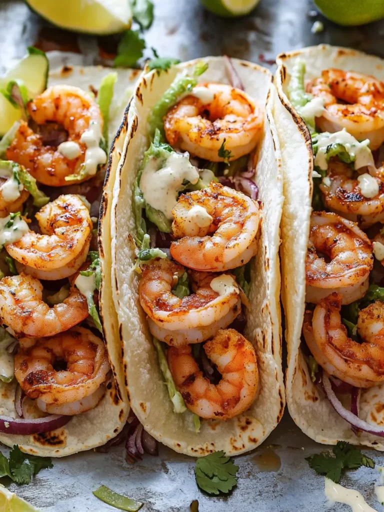 Zesty Shrimp Tacos Ready in Just 20 Minutes! 3 Shrimp Tacos