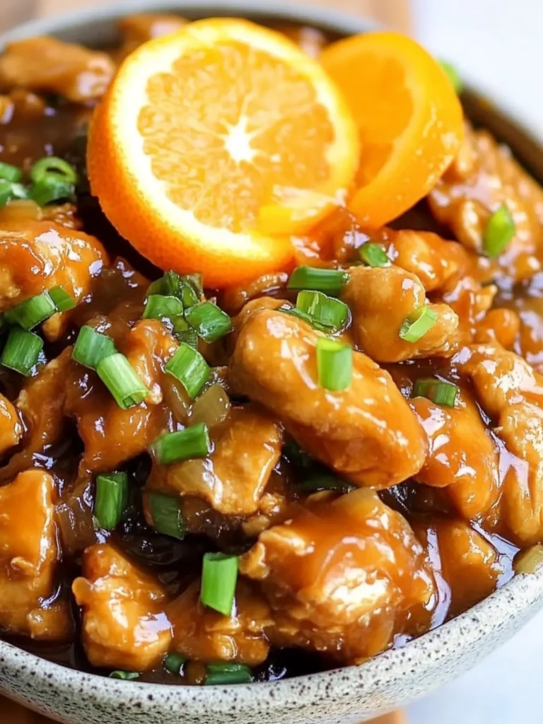 Savory Slow Cooker Orange Chicken Bursting with Flavor 2 Slow Cooker Orange Chicken