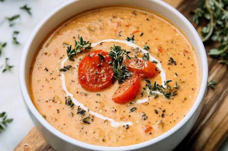 Creamy Tomato Sausage Soup