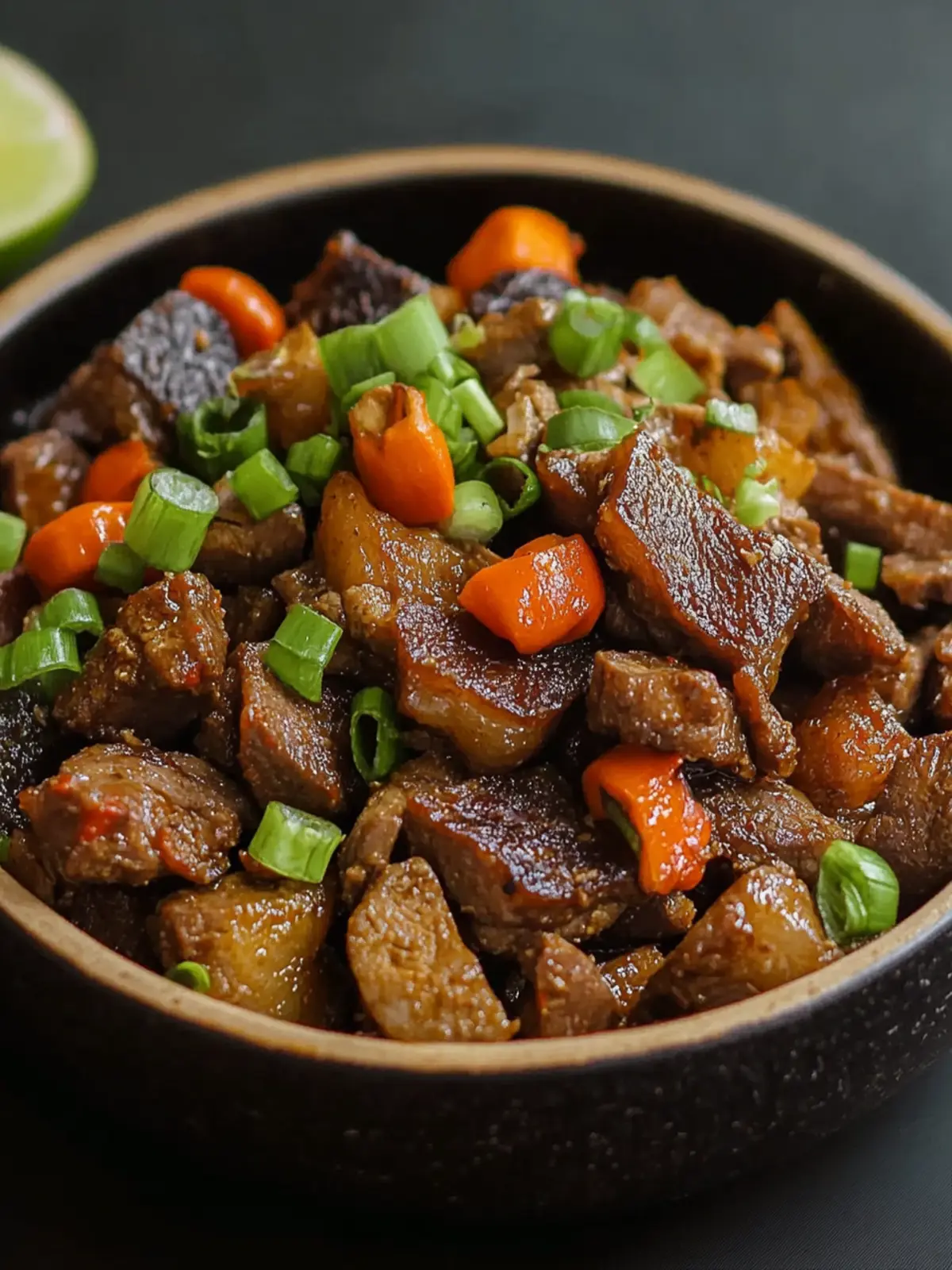 Filipino Bopis (Spicy Pork Lung)