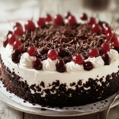 German Schwarzwälder Kirschtorte (Black Forest Cake)