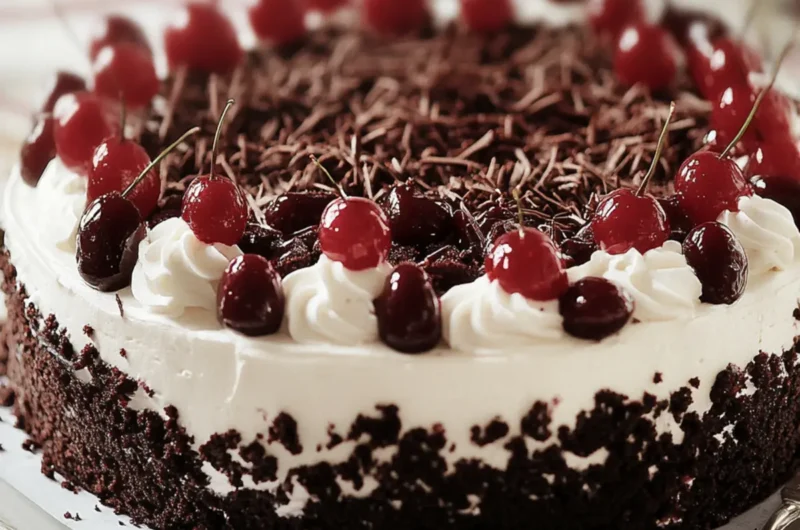 German Schwarzwälder Kirschtorte (Black Forest Cake)