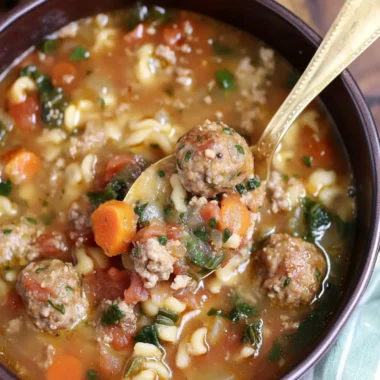 Italian Meatball Soup