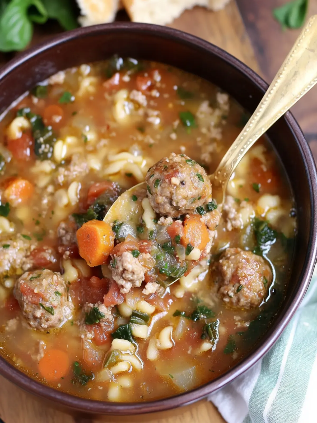 Italian Meatball Soup
