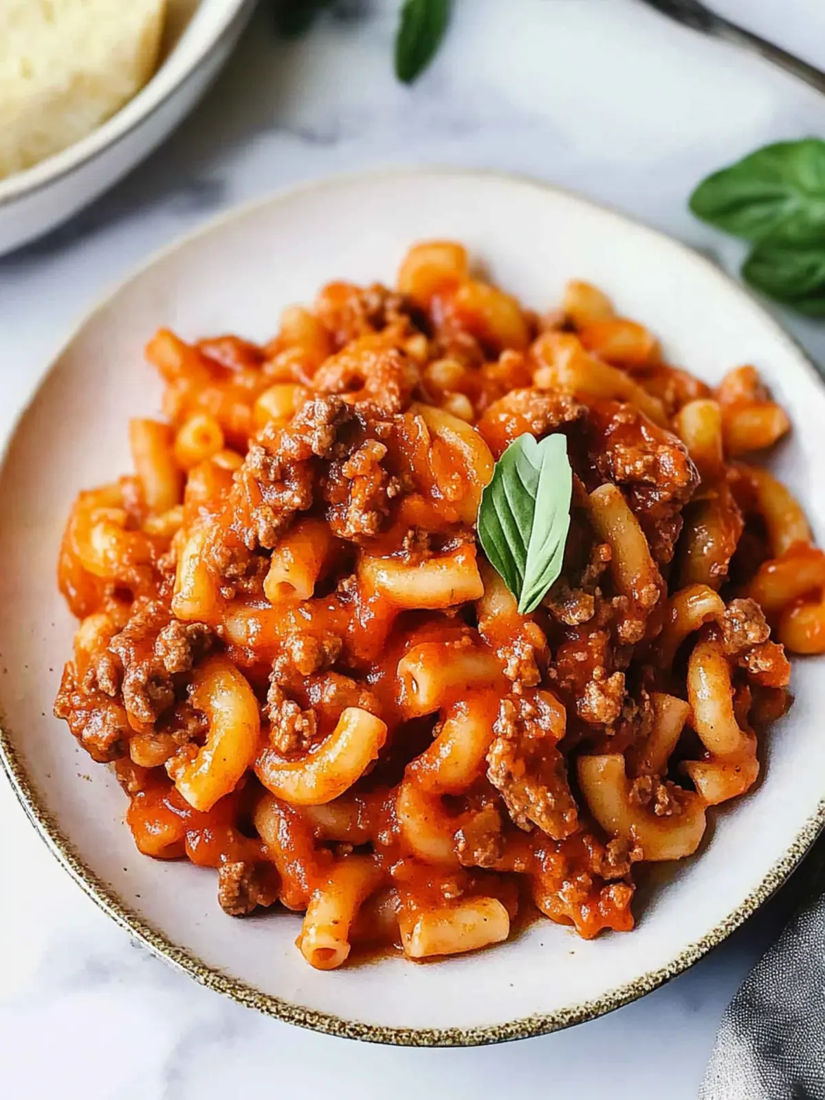 Homemade Beefaroni: Your New Favorite One-Skillet Dinner 4 Beefaroni