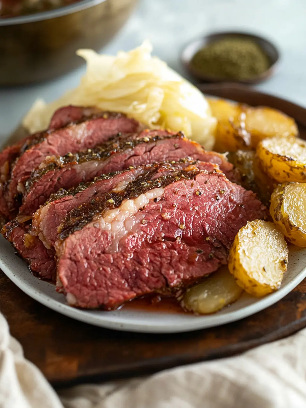 Slow Cooker Corned Beef and Cabbage
