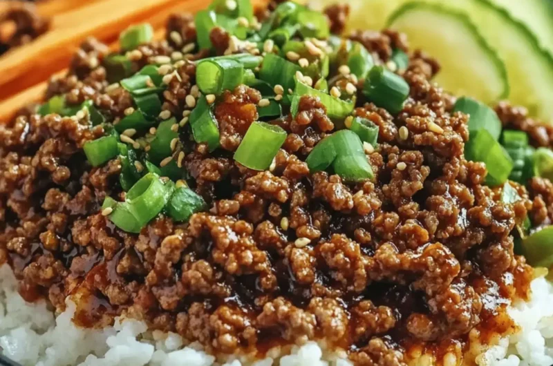 Korean Ground Beef Bowl Recipe Easy 30-Minute Family Dinner Idea