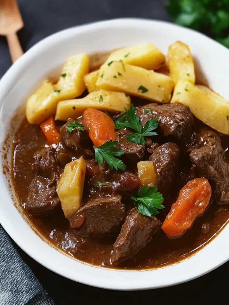 Hearty Belgian Stoofvlees: Cozy Comfort in Every Bite 4 Belgian Stoofvlees (Flemish Beef Stew)